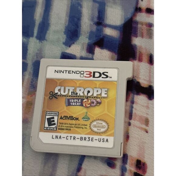 Cut the Rope: Triple Treat (Nintendo 3DS, 2014) “Cartridge Only” - Picture 1 of 3